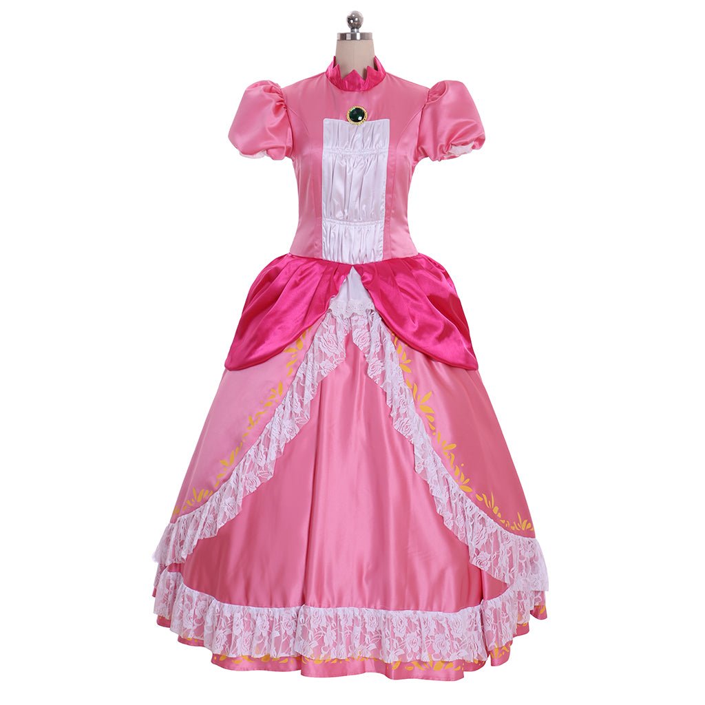 Costume Cosplay Princesse Daisy | Robe de la Sœur de Peach de la Série de Jeux