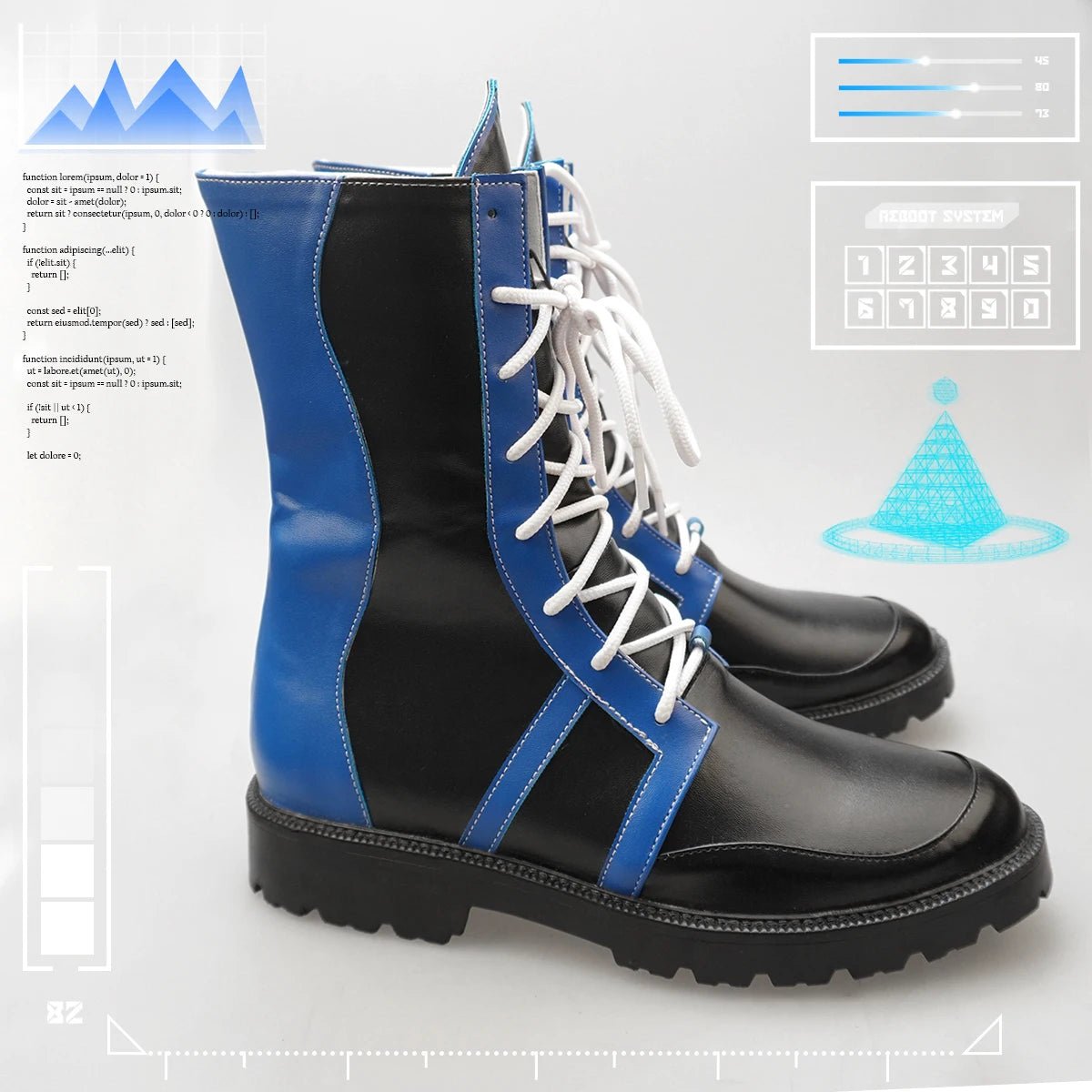 Bottes Cosplay Blue Lock Chigiri Bachira Rin Nagi Isagi pour Hommes et Femmes en Similicuir Taille EU34 à EU48