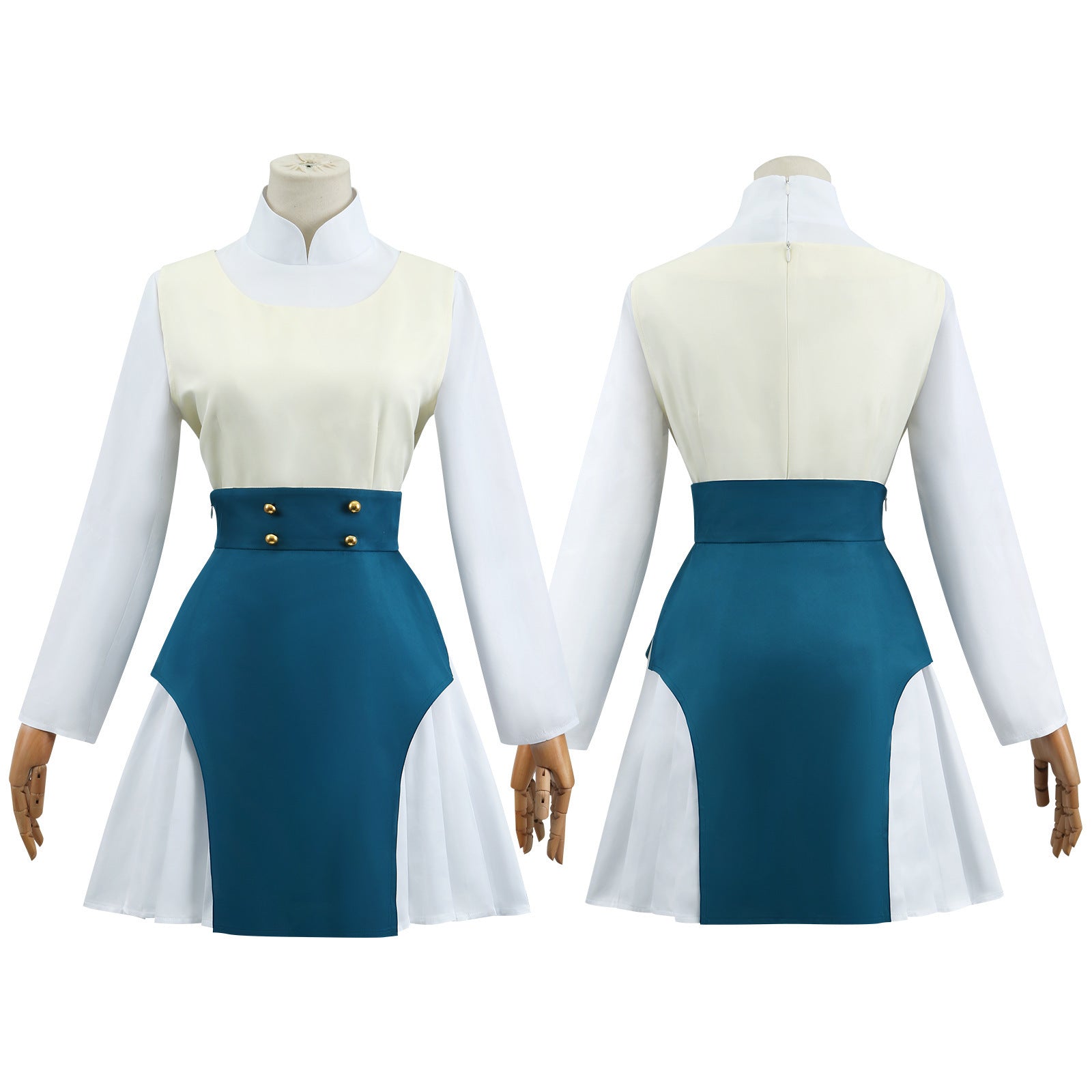 Costume Cosplay Officiel Takanashi Anzu Mei de 'Méduse Ne Peut Pas Nager dans la Nuit' pour Femmes