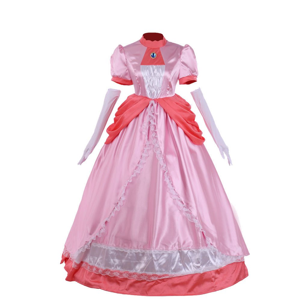Costume Cosplay Princesse Peach Rose Doux pour Femmes | Série de Cosplay de Jeu par L'AniMirage