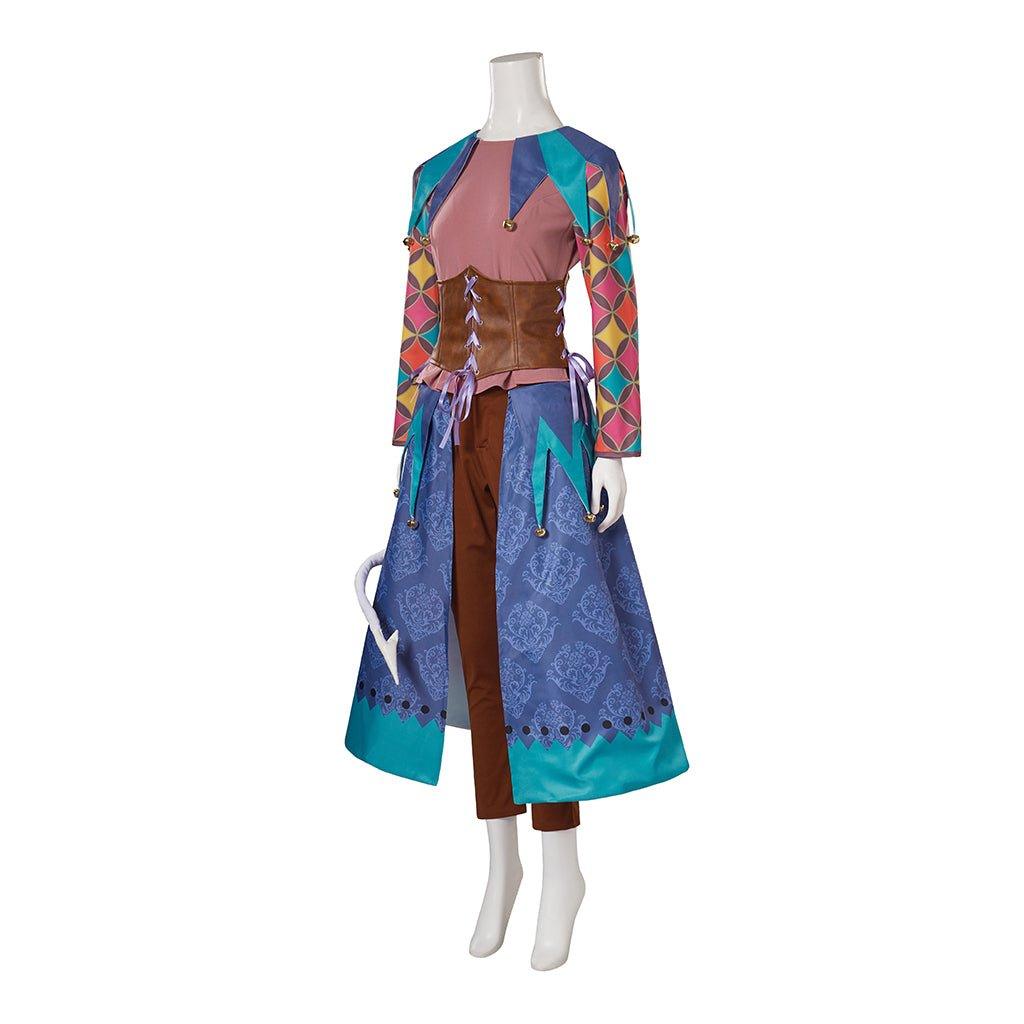 Costume Cosplay Alfira BG3 | Combinaison de Combat avec Queue pour Femme | Ensemble Complet pour Halloween & Carnaval