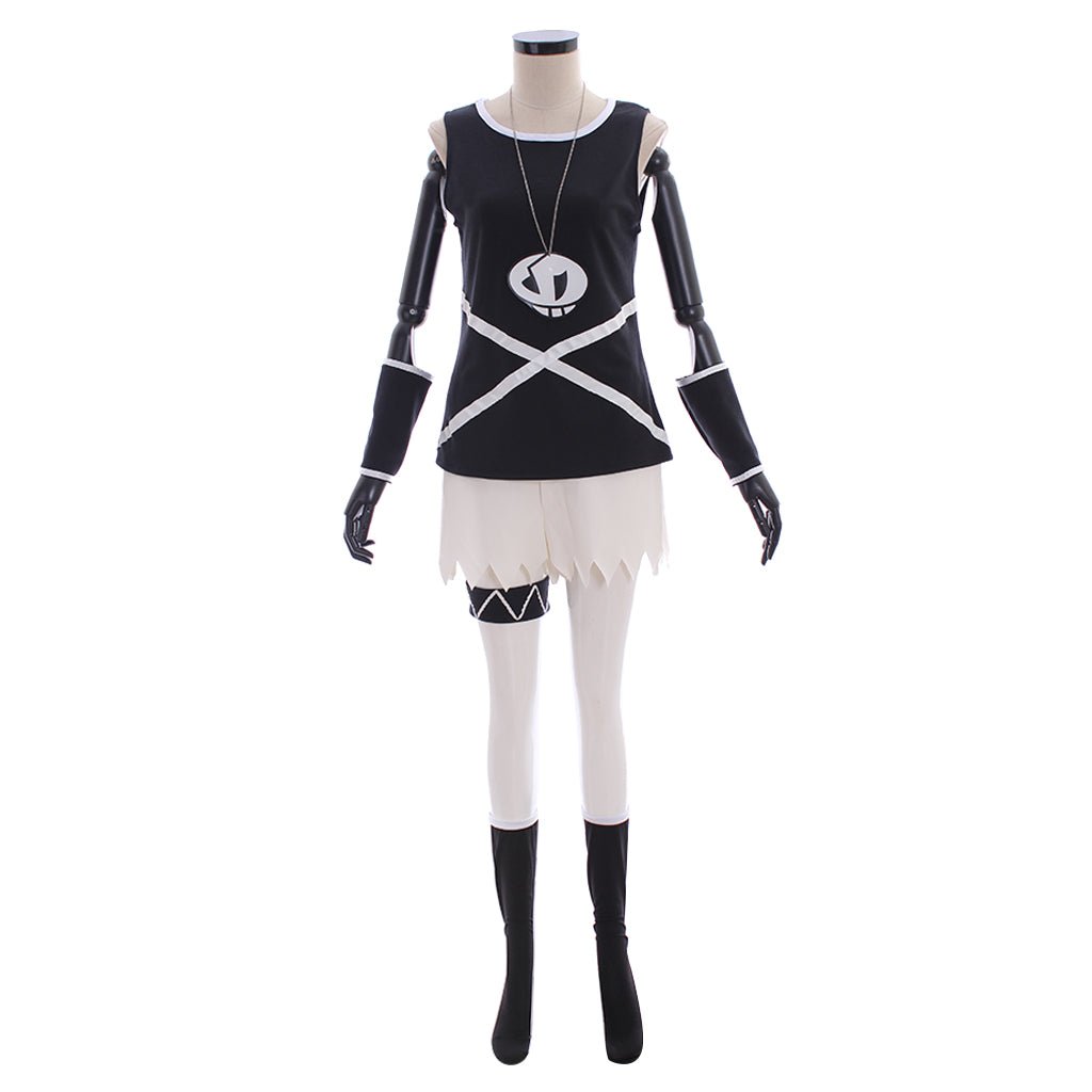 Costume Cosplay Femme Équipe Skull de Pokémon Soleil et Lune