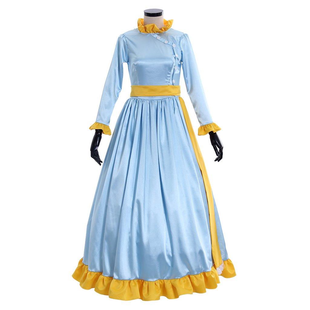 Robe de bal bleue Winifred Mrs. Banks | Costume Cosplay Film pour Halloween