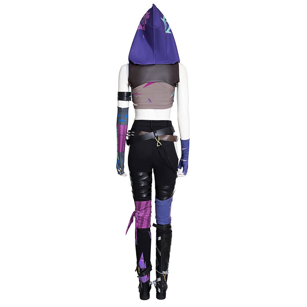 Costume Cosplay Arcane Jinx - Tenue Jinx de Double City Battle 2