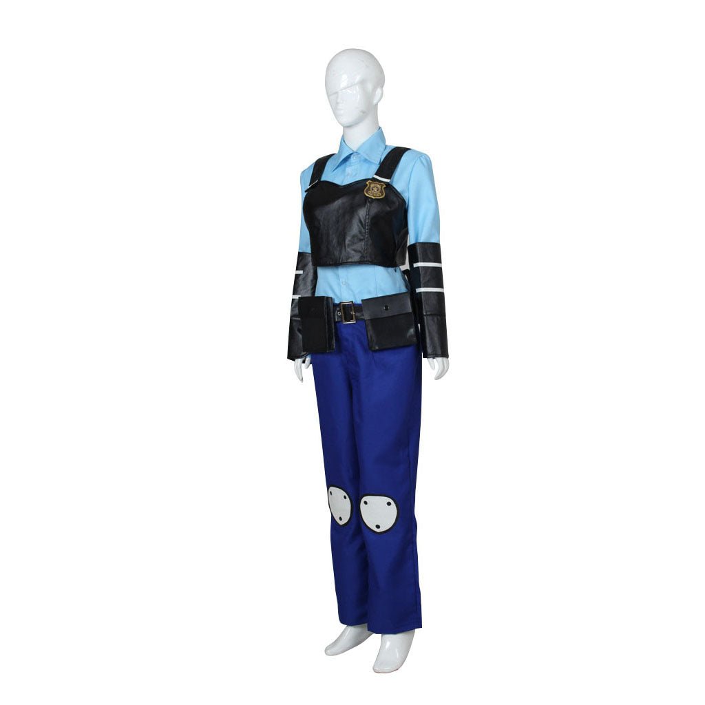 Costume Cosplay Adulte Judy Hopps Officier de la ZPD Uniforme de Police Fantaisie pour Femmes