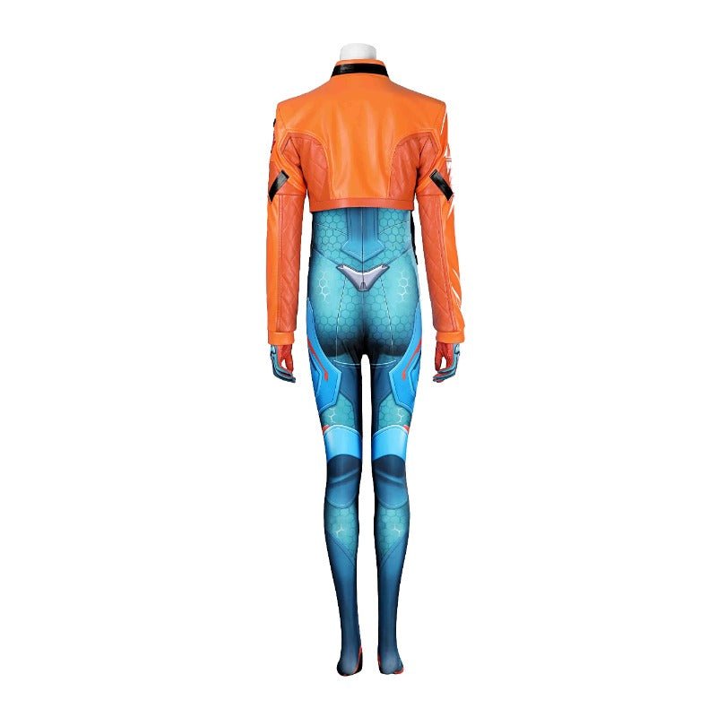 Costume Cosplay Juno Femme Bleu Overwatch 2 pour Halloween et Carnaval