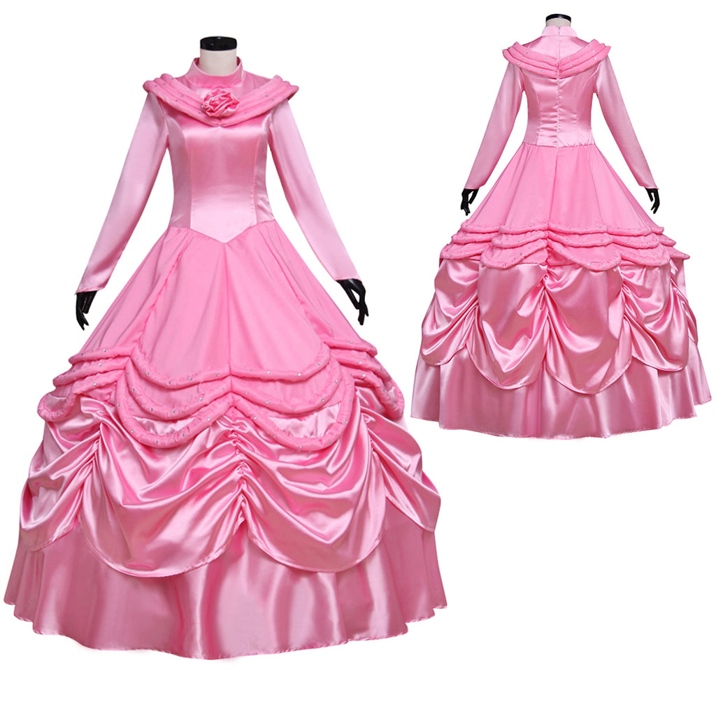 Costume Cosplay Belle - La Belle et la Bête | Robe Princesse Disney pour Halloween et Événements