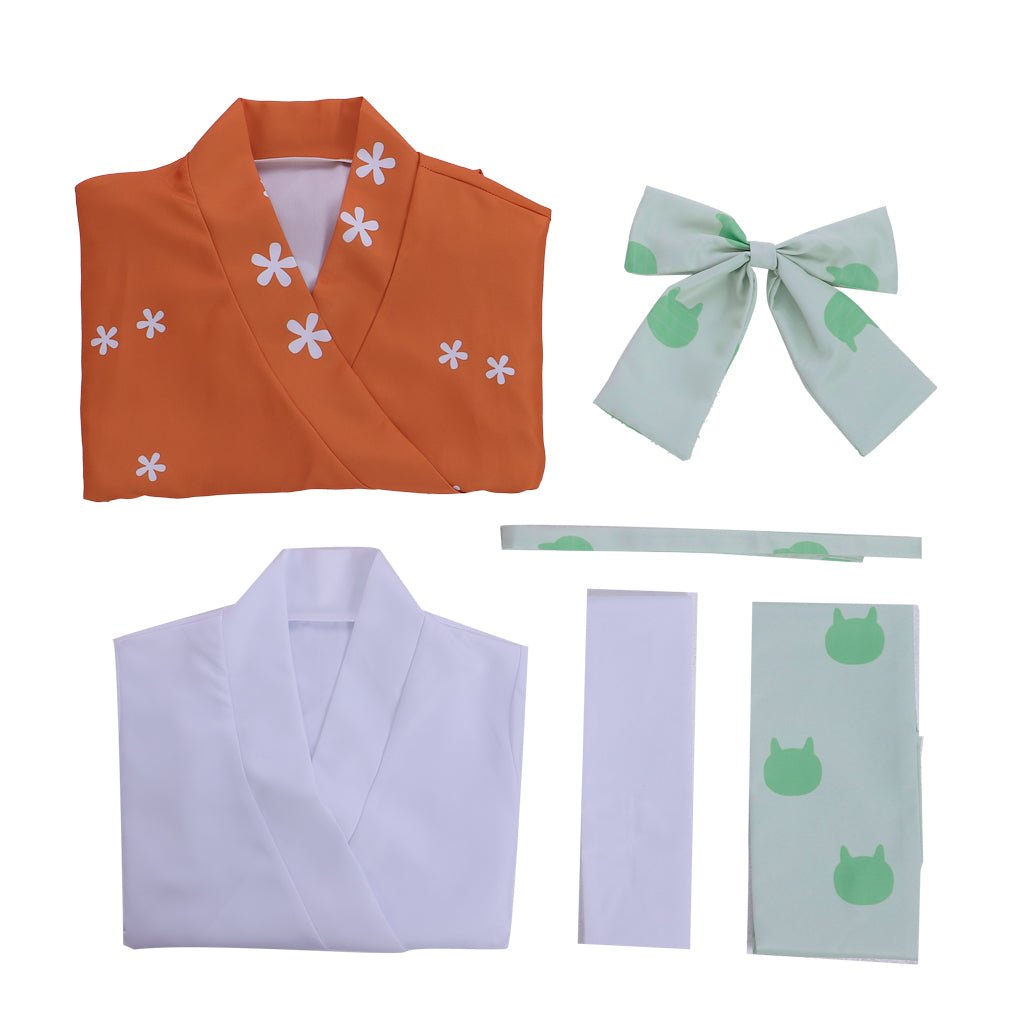 Costume Cosplay Hiyoko Saionji Kimono Japonais Danganronpa pour Femme