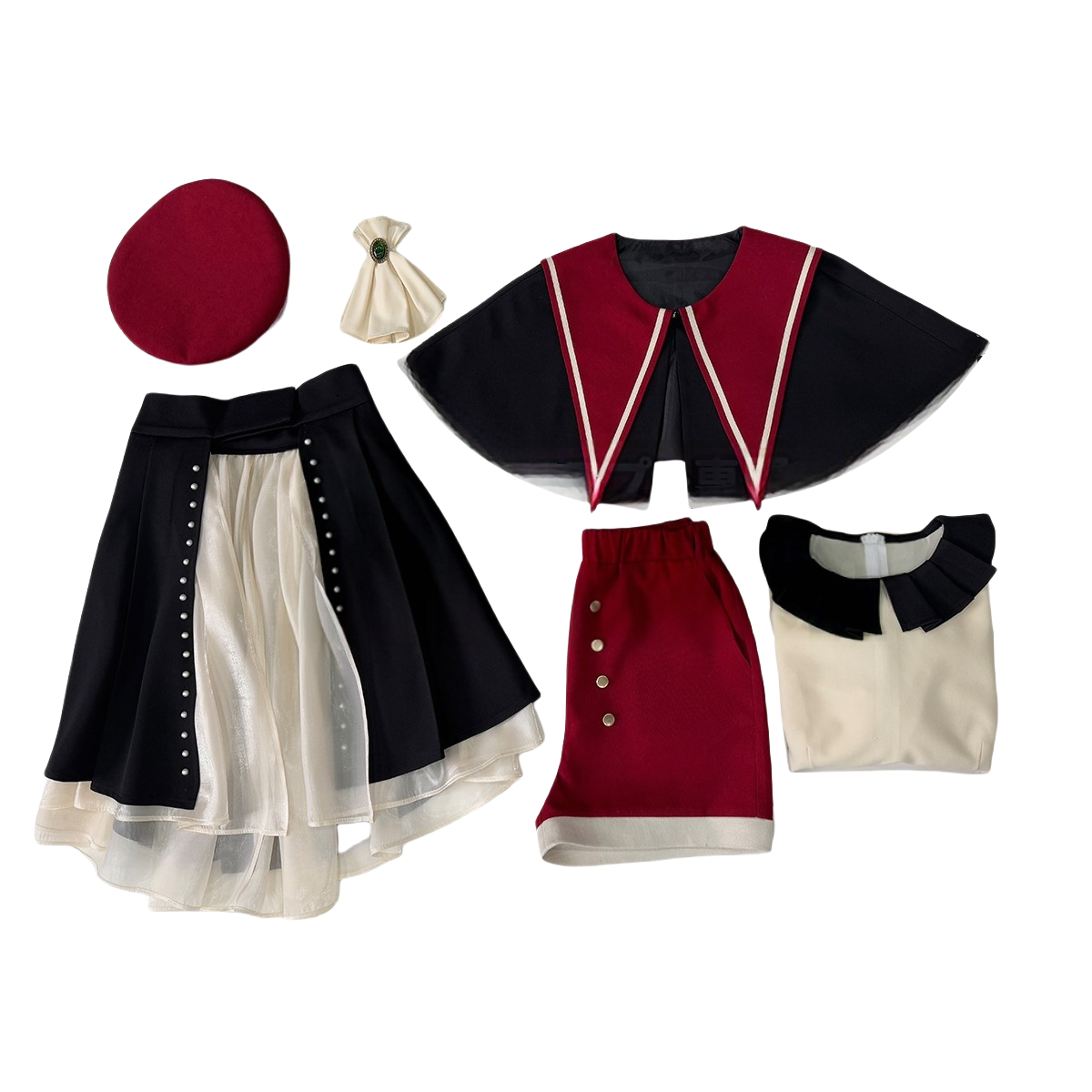 Costume Cosplay BanG Dream Ave Mujica Wakaba Mutsumi - Tenue Anime de Haute Qualité