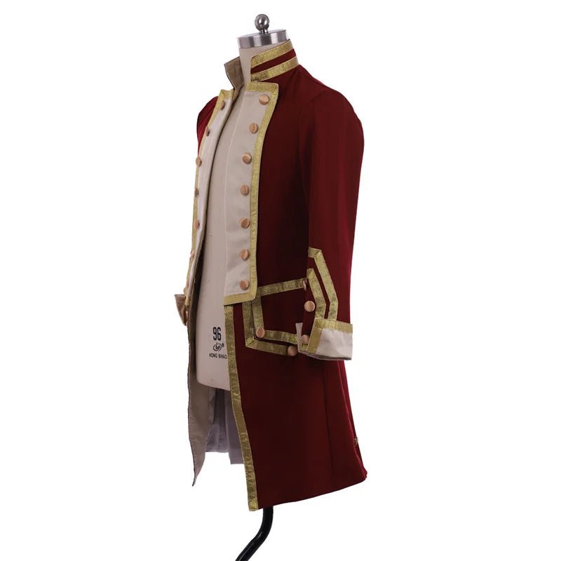 Uniforme Militaire Colonial du 18e Siècle | Queue de Pie George Washington Cosplay