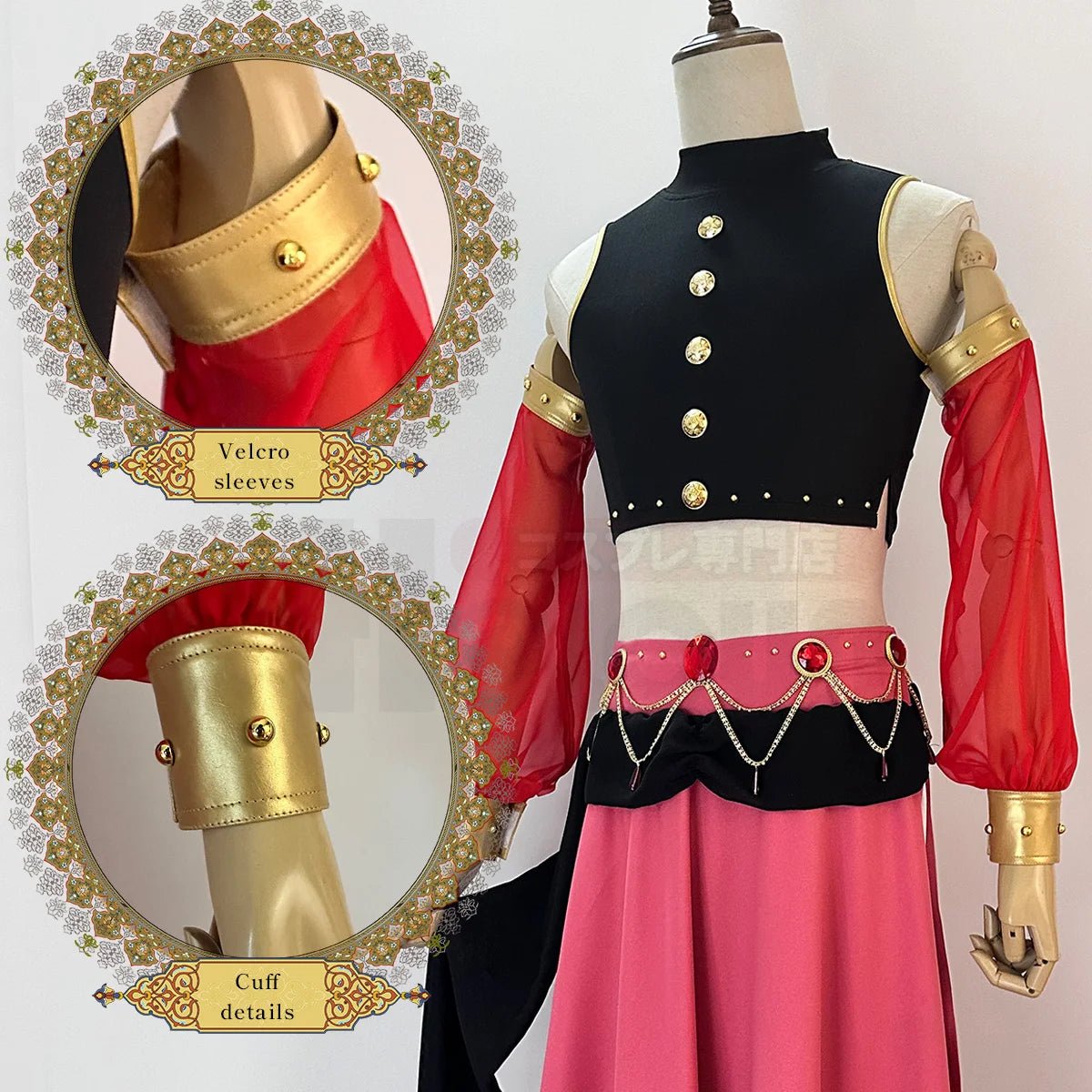 Costume Cosplay Chigiri Blue Lock Série Arabe avec Perruque en Fibre Synthétique Rose