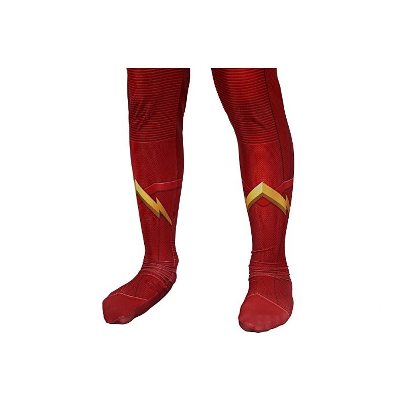Costume Cosplay Barry Allen Saison 5 The Flash Combinaison Masque Impression 3D Ensemble Complet