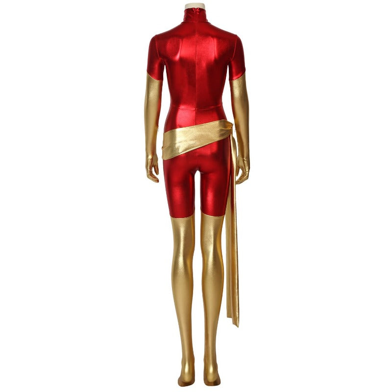 Costume Cosplay Jean Grey Dark Phoenix - X-Men Combinaison Rouge Spandex