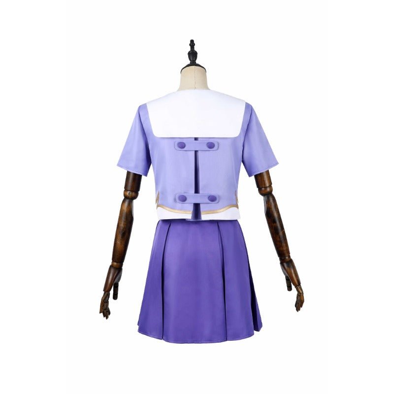 Costume Cosplay Gasai Yuno Mirai Nikki Uniforme JK Violet Sailor pour Fans d'Anime