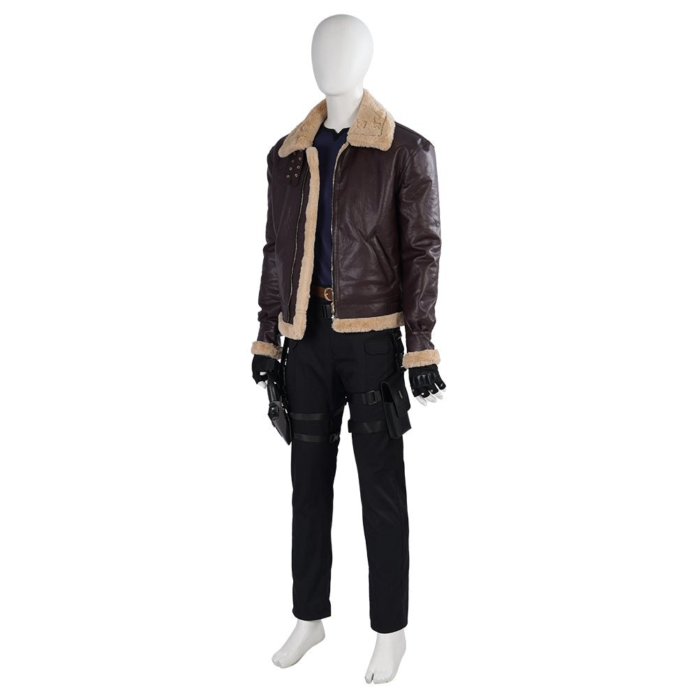 Costume Cosplay Resident Evil 4 Leon - Ensemble Complet pour Hommes Halloween & Événements Jeux