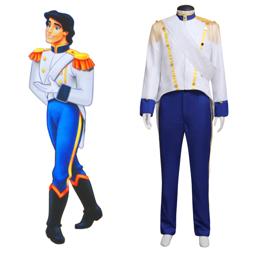 Série de Costumes Cosplay Prince Disney | Aladdin, Prince Eric, Hans & Plus pour Halloween & Événements