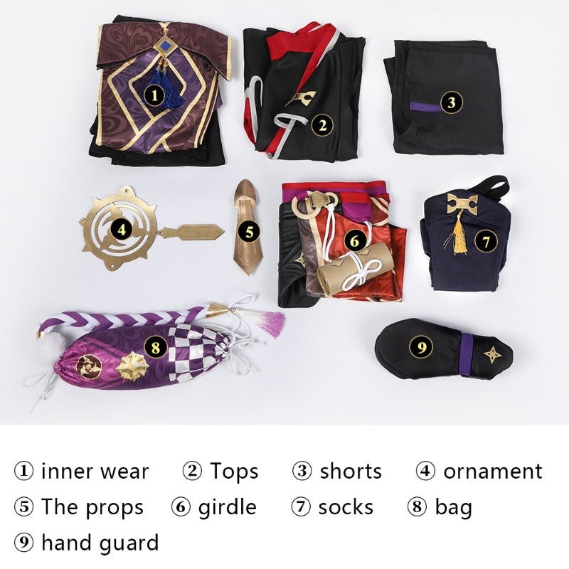 Costume Cosplay Genshin Impact Scaramouche Version 1 Tenue Halloween