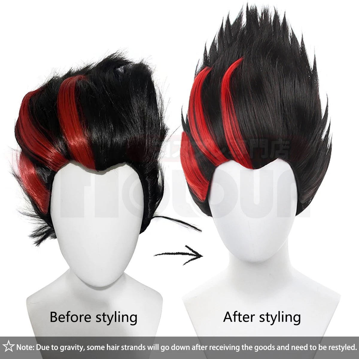 Perruque Cosplay Barou Blue Lock Football Ubers NO.13 en Fibre Synthétique Résistante à la Chaleur