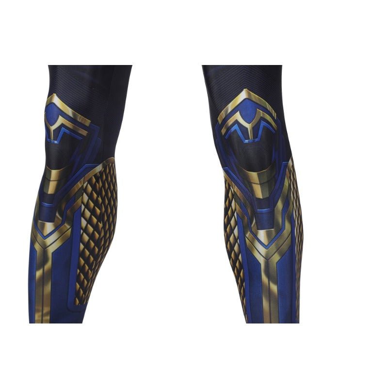 Costume Cosplay Thor Amour et Tonnerre Combinaison HD Imprimée avec Cape