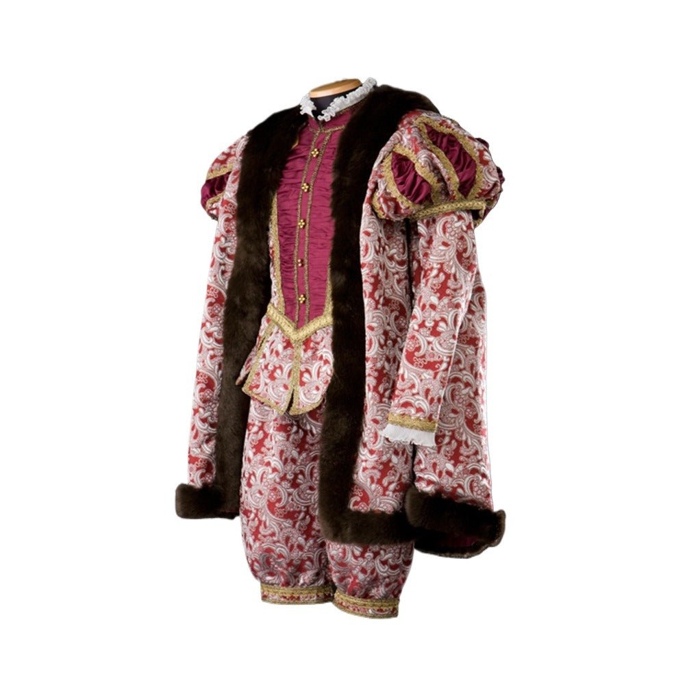 Costume de Cour du Roi Henri VIII Tudor - Costume Noble Renaissance Prince | Tenue Médiévale du 18ème Siècle par L'AniMirage