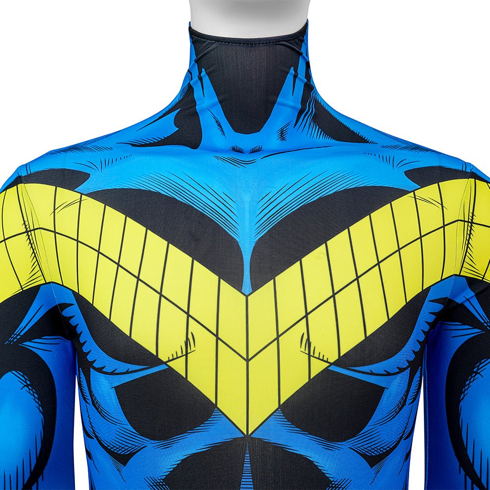 Nouveau Costume Cosplay Nightwing New Titans - Qualité Premium pour Fans de BD