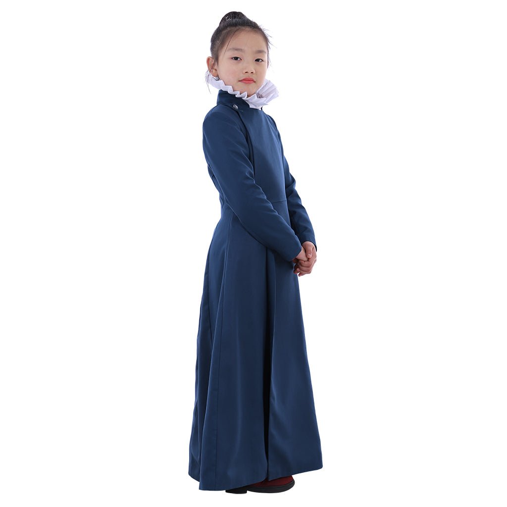 Costume Cosplay Enfant Robe Chorale Bleue - Robe de Pasteur Cassock Romain Vestements Liturgiques