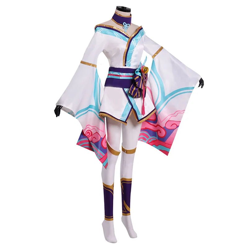 Costume Cosplay Ahri Spirit Blossom Femme pour Halloween