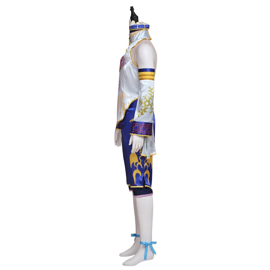 Costume Cosplay Soul Calibur Xianghua | Tenue Élégante de Guerrière | Série Jeu Cosplay