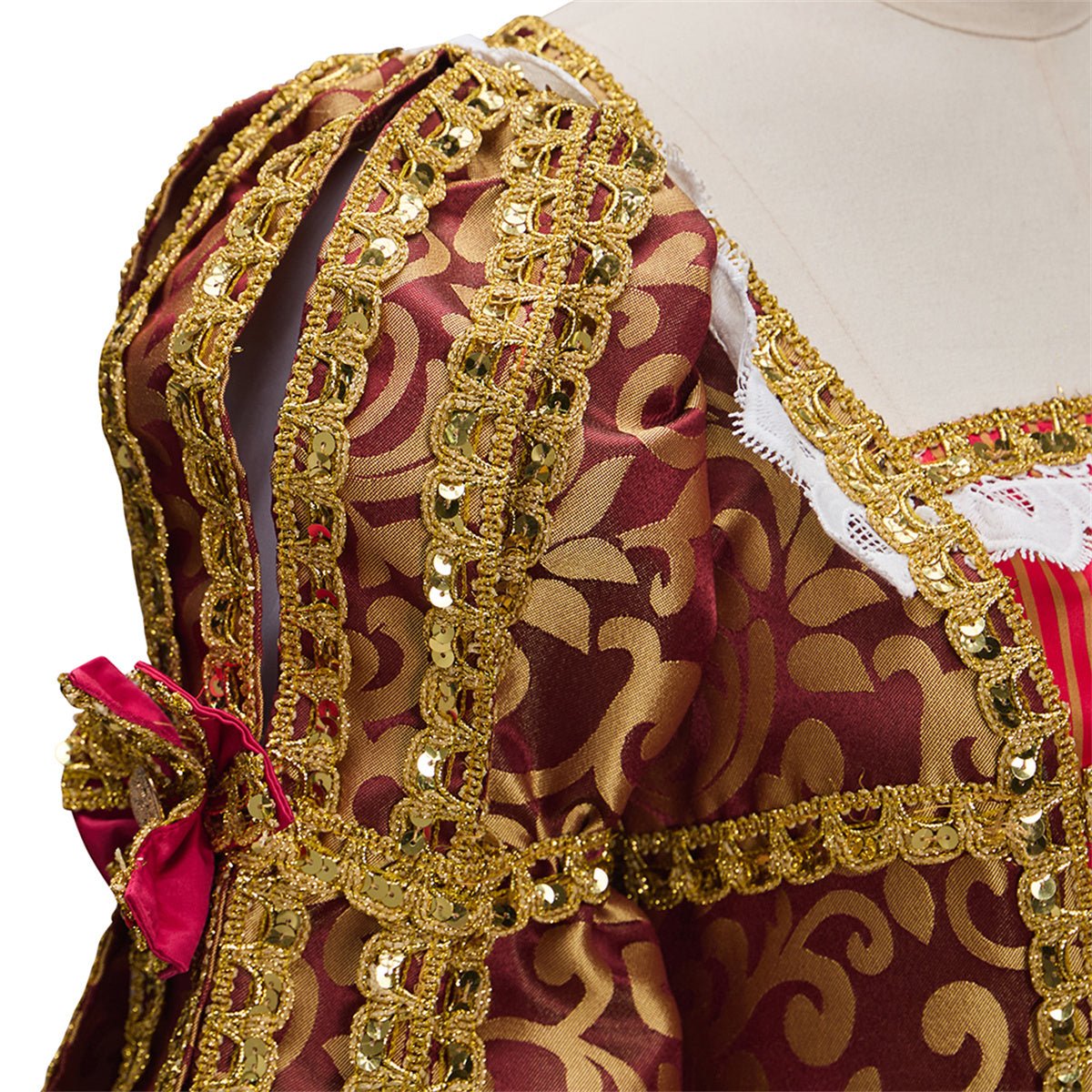 Cape à Capuche Noble Dame Royale Costume Cosplay – Robe de Fantaisie Élégante pour Enthousiastes du Cosplay