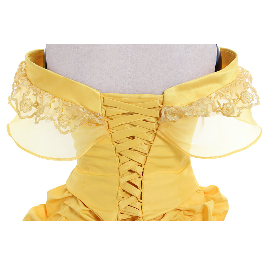 Costume Cosplay Belle - La Belle et la Bête | Robe Princesse Disney pour Halloween et Événements