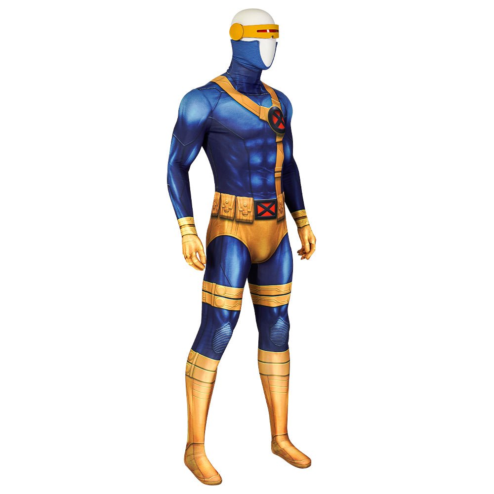 Costume Cosplay X-Men 97 Cyclops Combinaison Super Héros Scott Summers pour Hommes