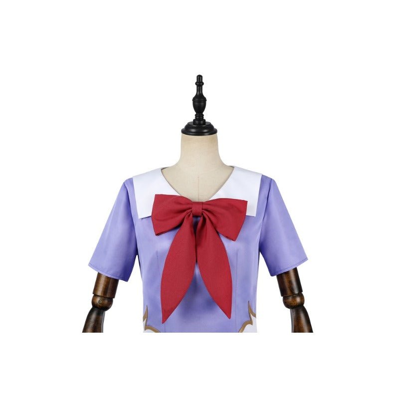 Costume Cosplay Gasai Yuno Mirai Nikki Uniforme JK Violet Sailor pour Fans d'Anime
