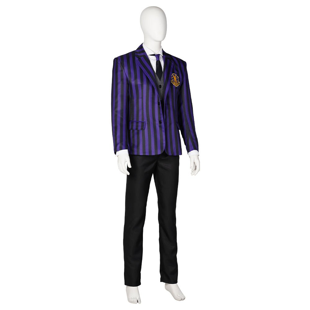 Costume Cosplay Wednesday Addams - Incarnez le Charme Gothique