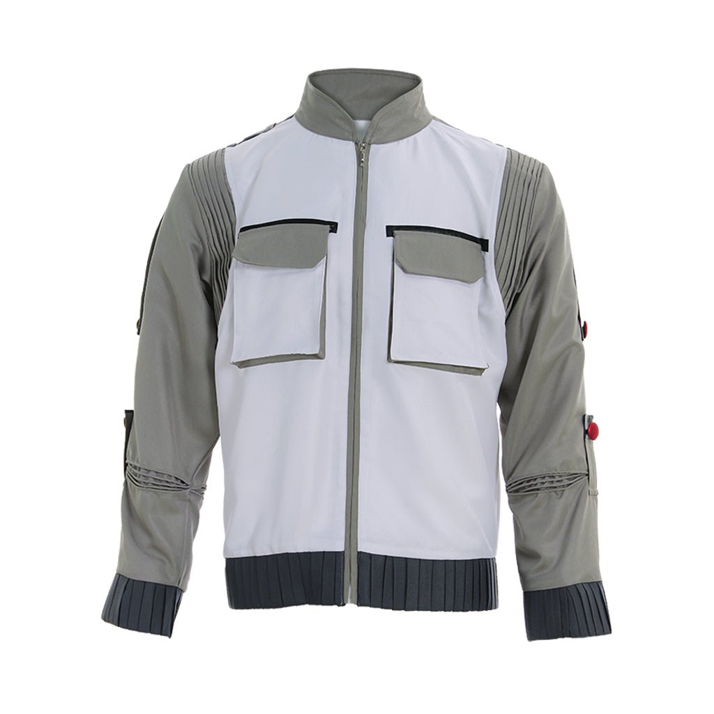 Costume Cosplay Retour Vers le Futur Veste - Orange, Blanc et Rouge