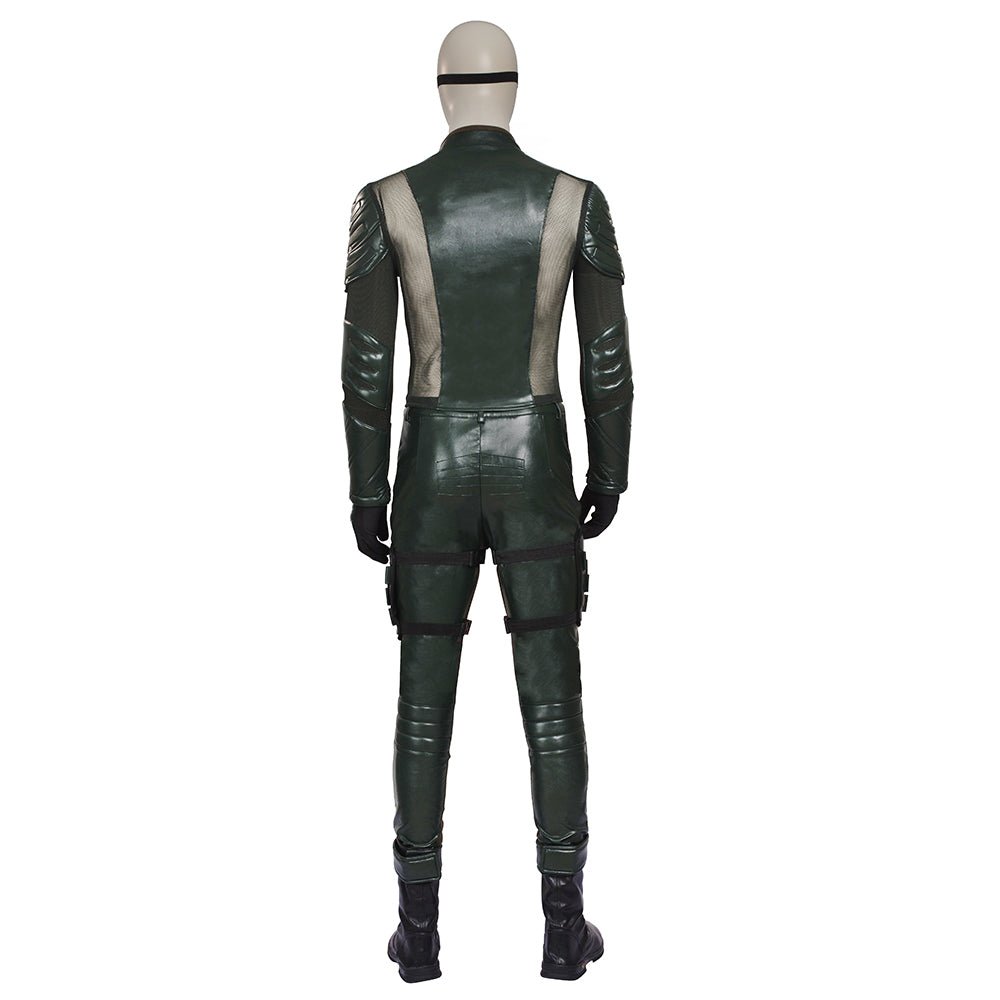 Costume Cosplay Oliver Queen Saison 5 Flèche Verte - Tenue de Série TV de Haute Qualité