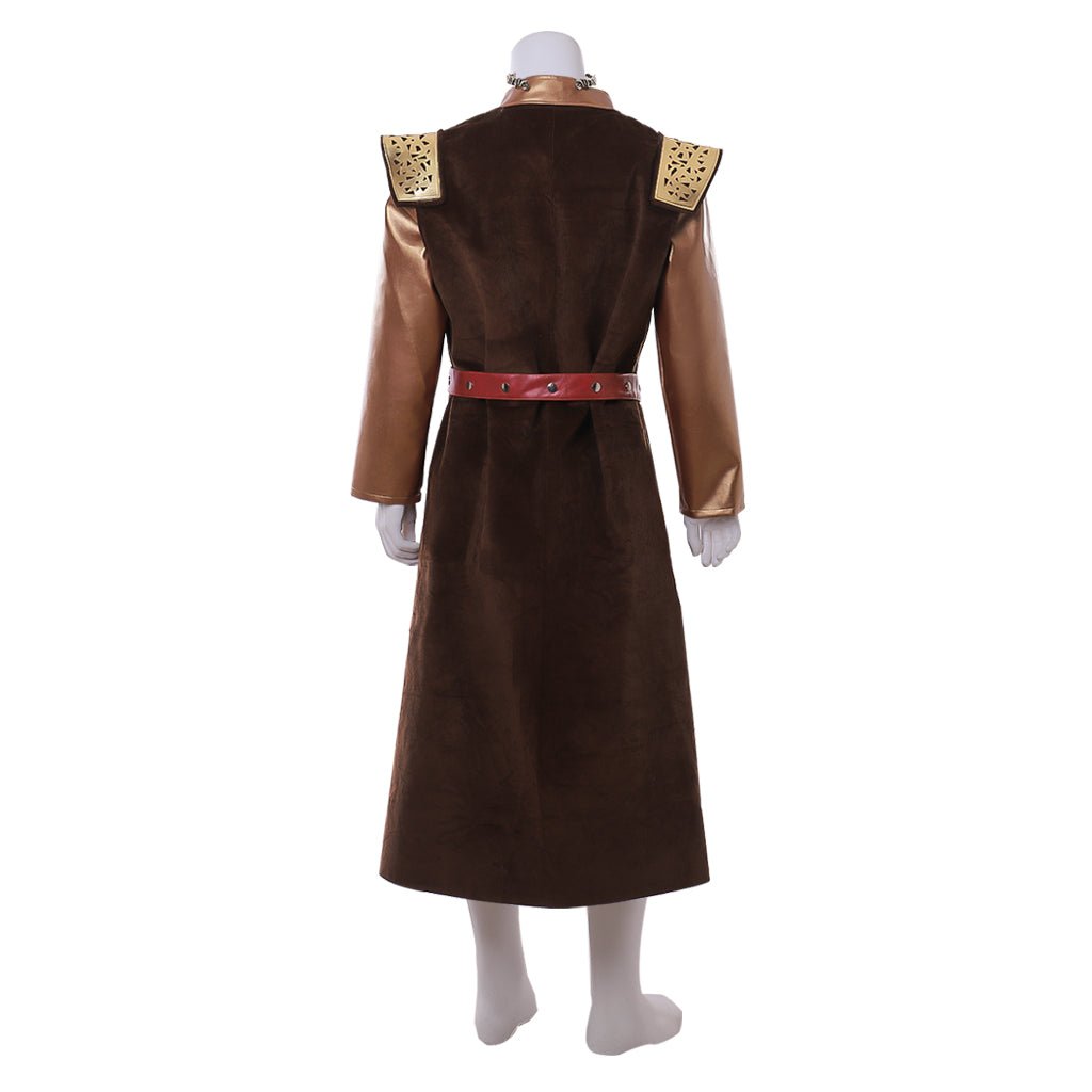 Costume Cosplay Roi Robert Baratheon Médiéval avec Couronne pour Halloween et Carnaval