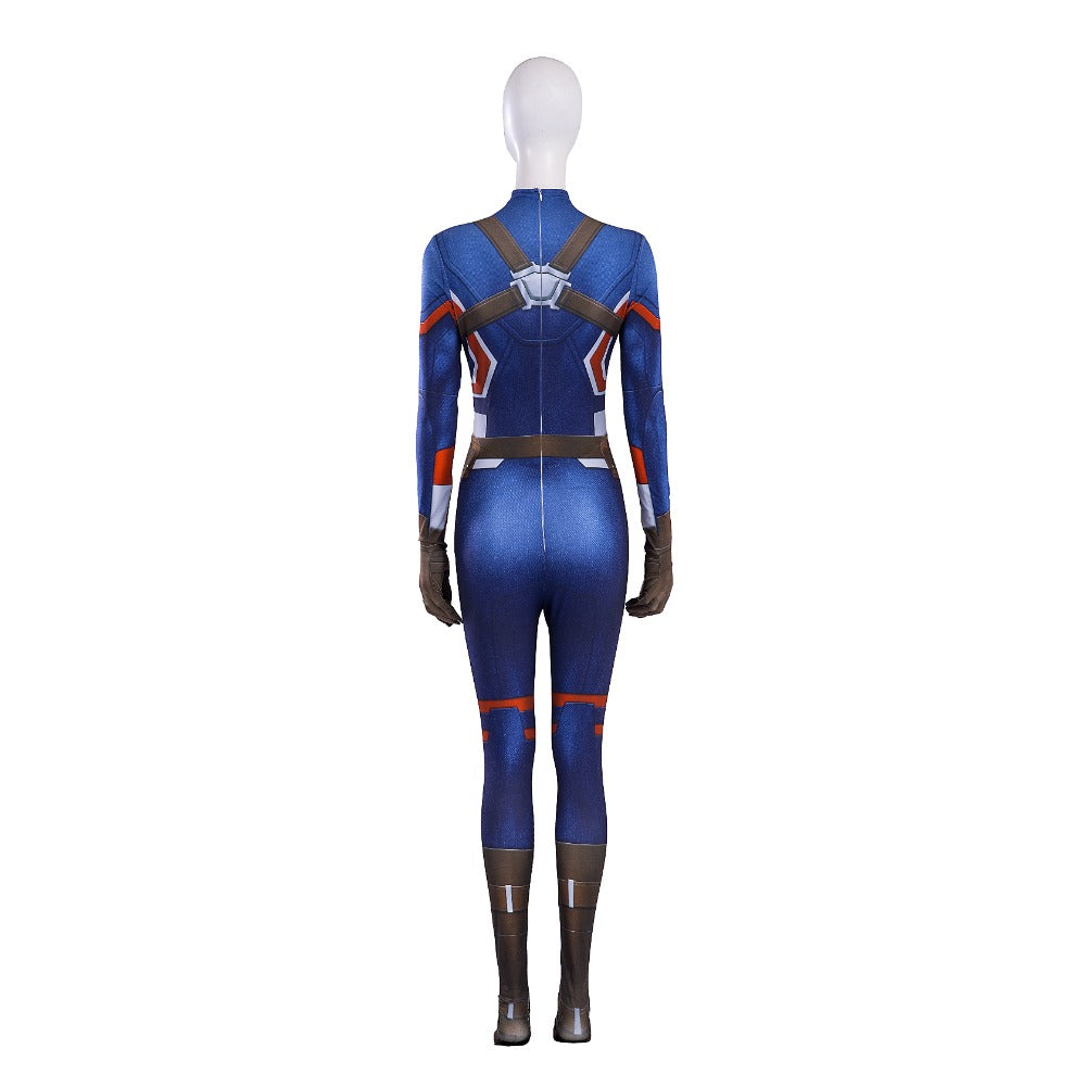 Costume Cosplay Capitaine Carter Marvel What If - Qualité Premium