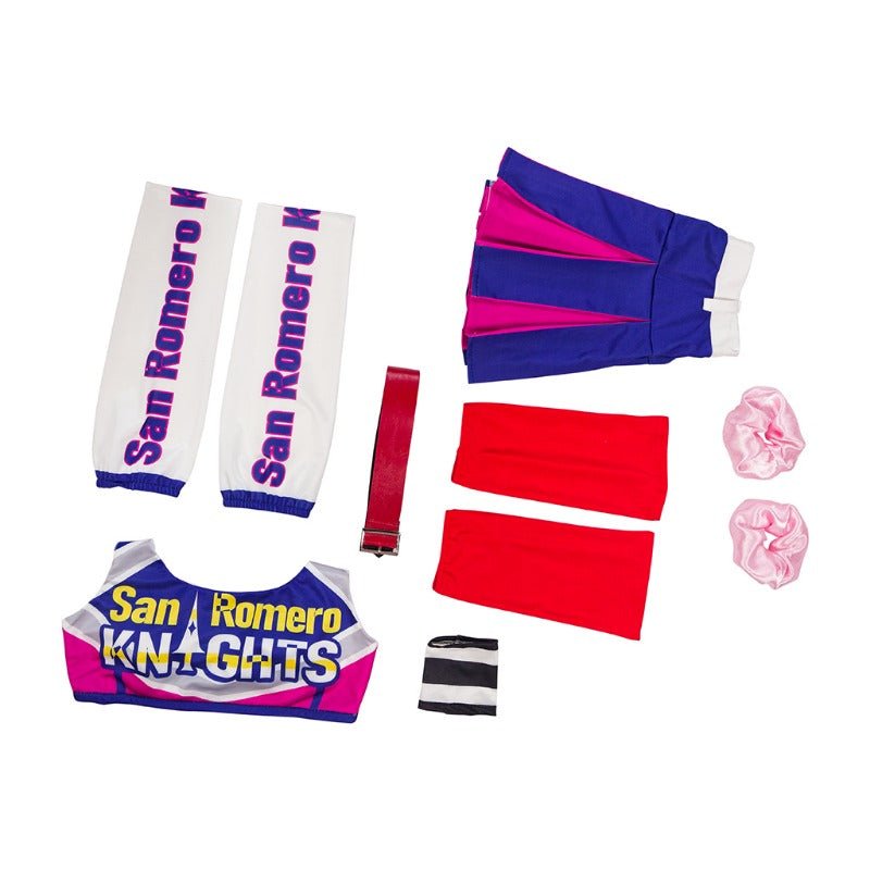Costume Cosplay Juliet Starling - Ensemble Haut et Jupe Lollipop Chainsaw pour Femmes et Filles