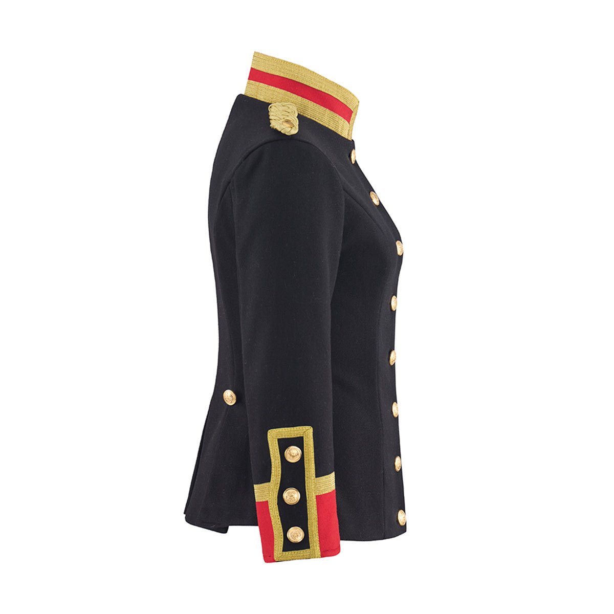 Manteau d'Officier Noir pour Femme – Costume Cosplay