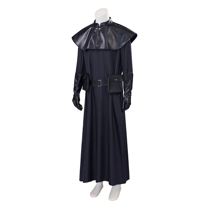 Costume Médiéval Docteur Peste - Manteau Noir pour Halloween | Tenue Cosplay Gothique Homme