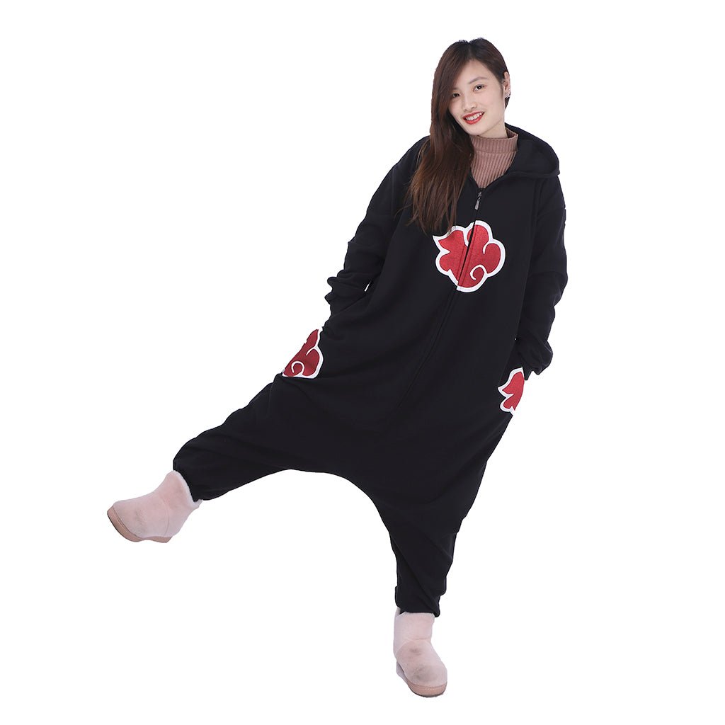 Pyjama Unisexe Anime Akatsuki Cloud en Polyester pour Cosplay, Carnaval et Halloween