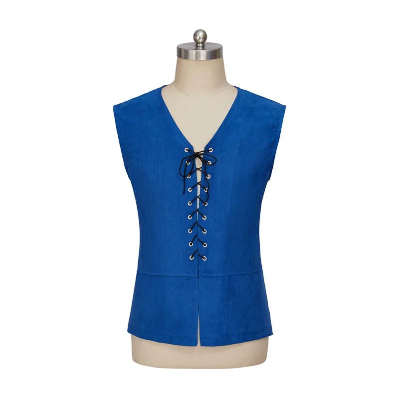 Gilet Viking Médiéval Steampunk - Gilet Renaissance Pirate Gothique pour Hommes | Série Cosplay L'AniMirage