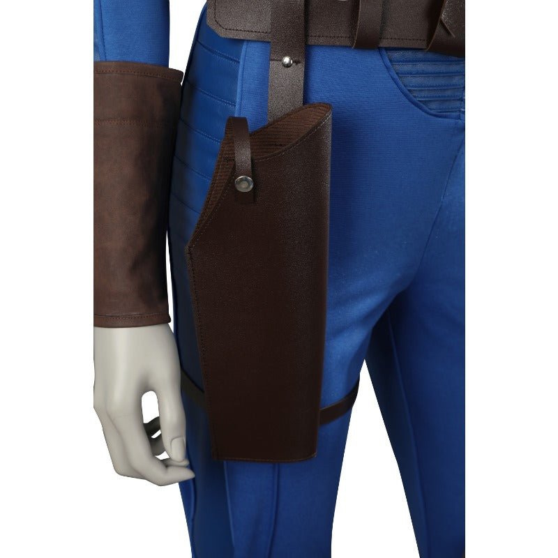 Costume Cosplay Lucy Vault 33 - Combinaison Bleue pour Femmes avec Accessoires