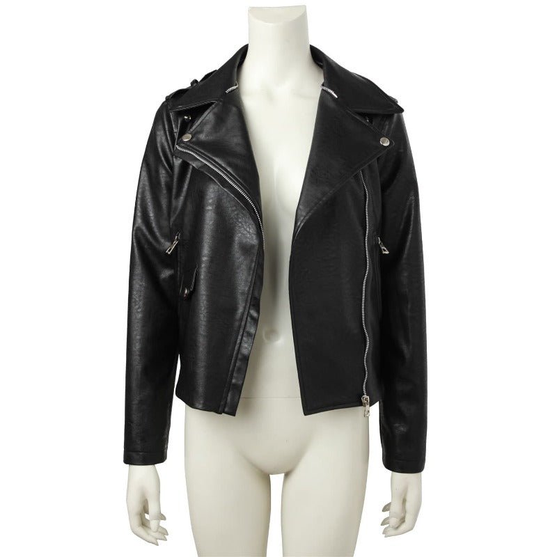 Veste Cosplay Jessica Jones - Costume Personnalisé en Cuir Noir pour Halloween et Fans de Série TV