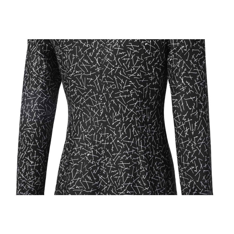 Robe Cosplay Wednesday Addams Noir Gothique pour Femmes - Costume Une Pièce