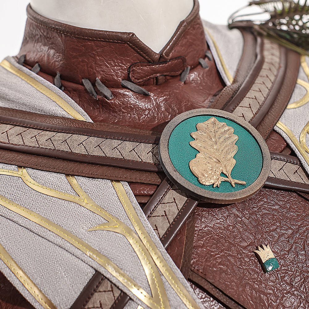 Costume Cosplay Halsin de Baldur's Gate 3 - Tenue de Personnage de Jeu de Haute Qualité