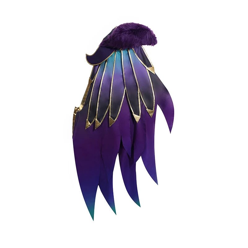 Costume Cosplay Xayah Gardienne des Étoiles LOL pour Femme avec Cape - Nouvelle Version en Précommande