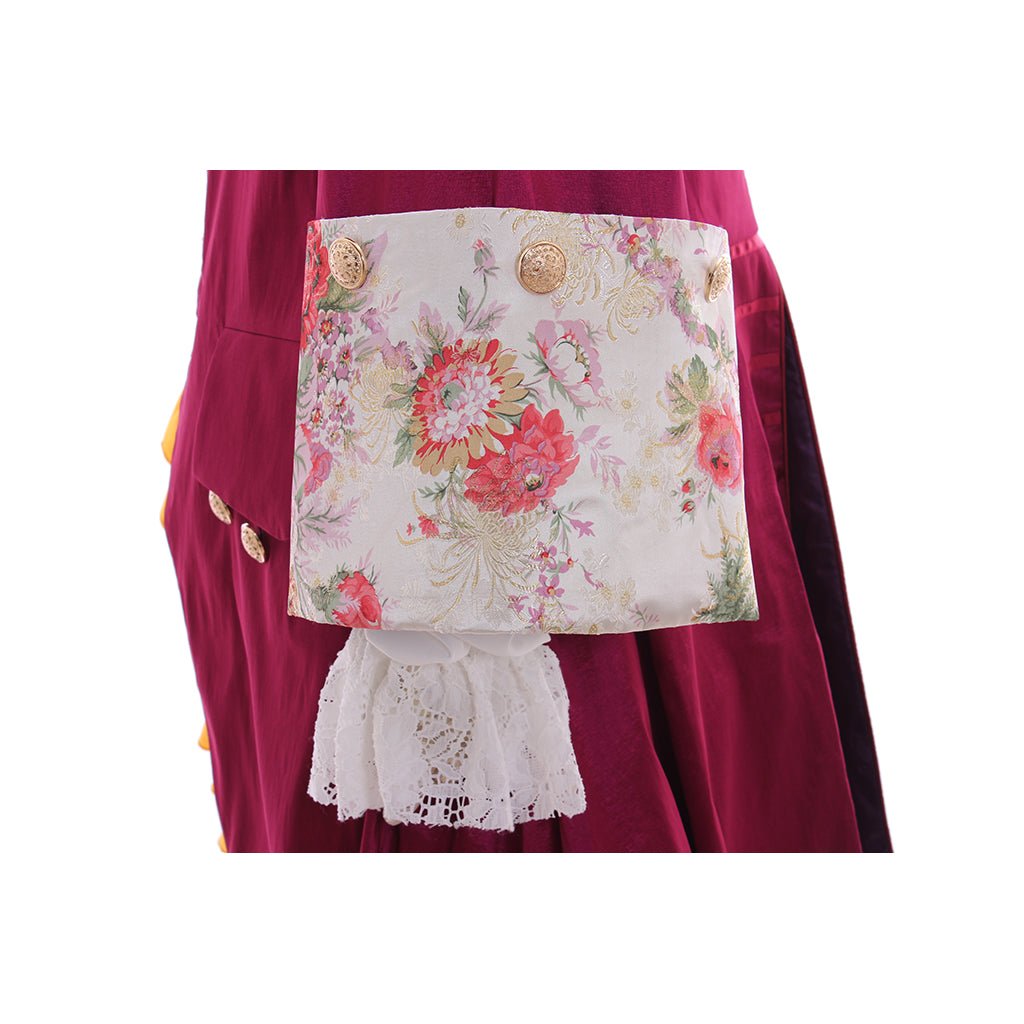 Costume Homme Rococo Baroque Pourpre | Tenue Élégante pour Cosplay et Mariages