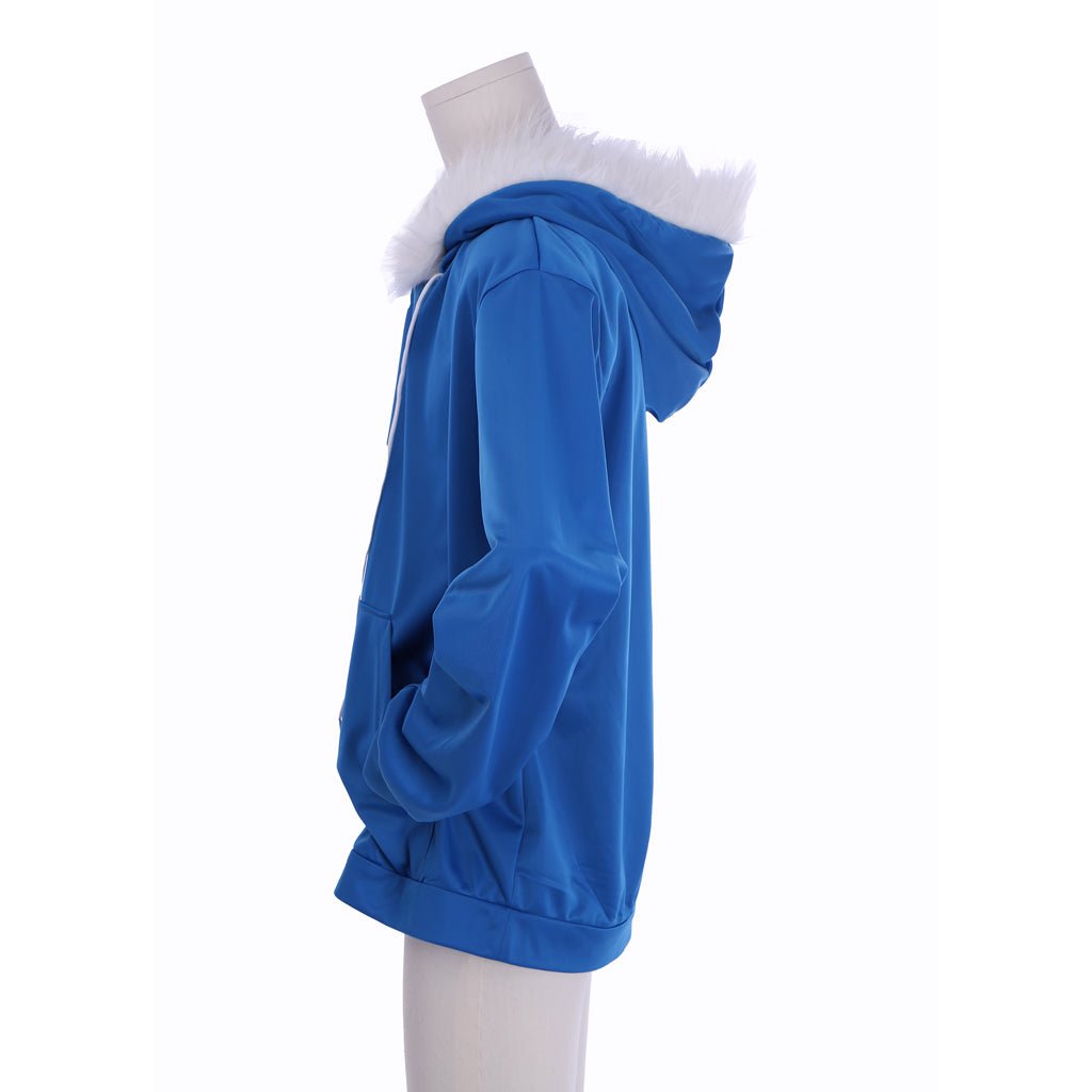 Costume Cosplay Undertale Sans pour Hommes – Veste Bleu Tenue de Jeu