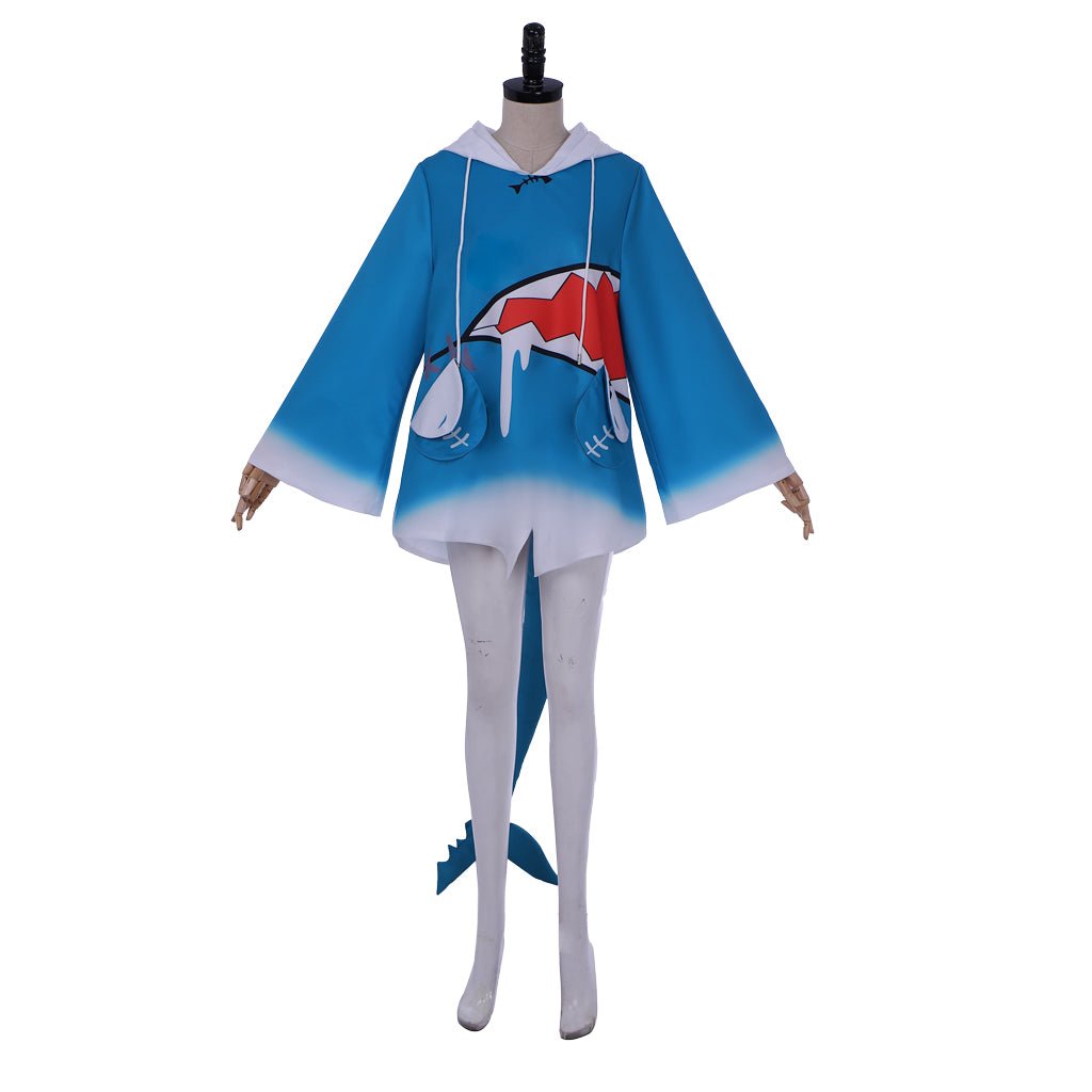 Costume Cosplay Hololive VTuber Gawr Gura Hoodie Requin
